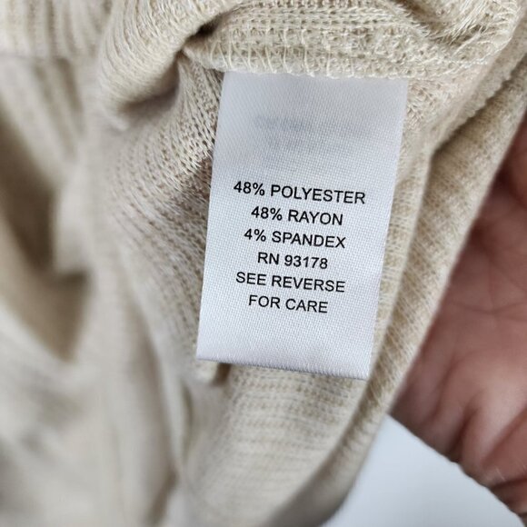 NWT Chelsea & Theodore Waffle Knit Super Soft Sweater M - Picture 4 of 7